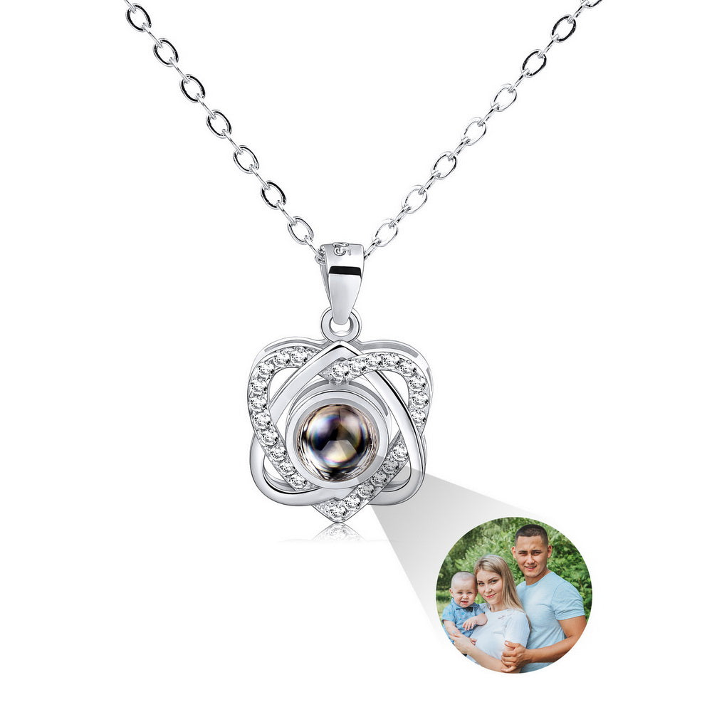 Custom Photo Projection Necklace - Personalized Necklace with Picture  inside | eBay